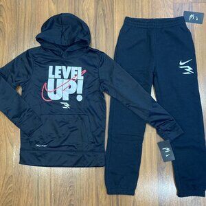 Nike Youth Set Boy's Hoodie PANTS Tracksuit 2pc Size M (10/12) New